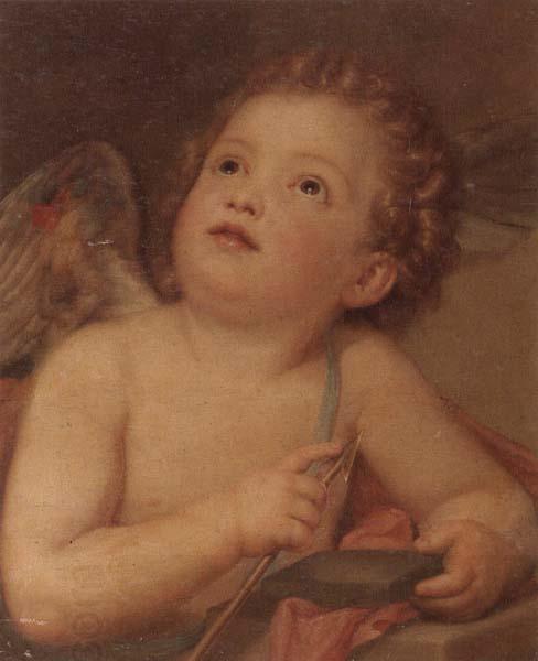 unknow artist Cupid sharpening his arrow oil painting picture